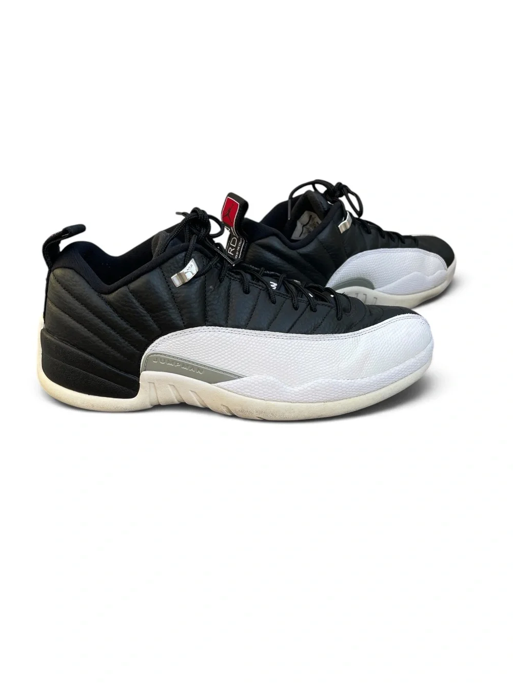 Nike Air Jordan 12 Retro Low Playoffs Black White Red 308317-004 Size 12 EUC 23
